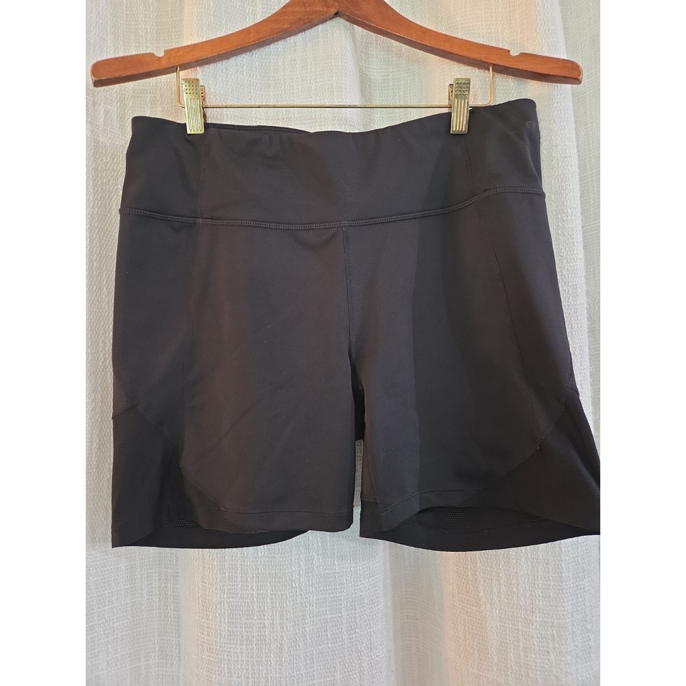 Athleta Running Biking Shorts Size Large Black Athletic Shorts